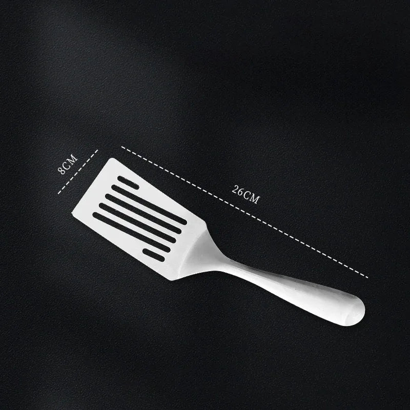 Stainless Steel Scraper Cooking Spatula Barbecue Spatula Plate