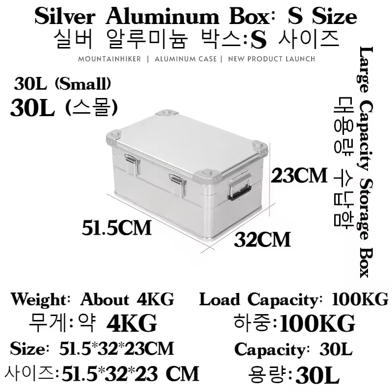 20l 50l 96l Camping Picnic Travel Aluminum Alloy
