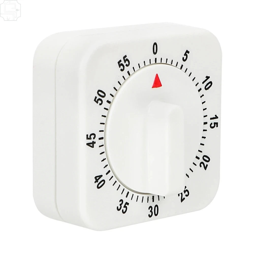 Hilife Practical 60 Minutes Timer Cooking White Square