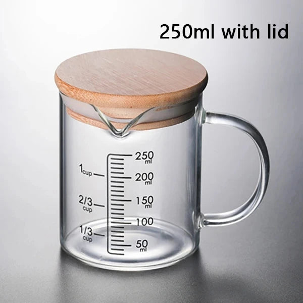 Ywdl 250-1000ml Food Grade Glass Measuring Cups Kettle