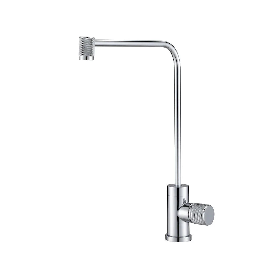 Gun Grey Copper Sink Faucet Rotate 360 Cold