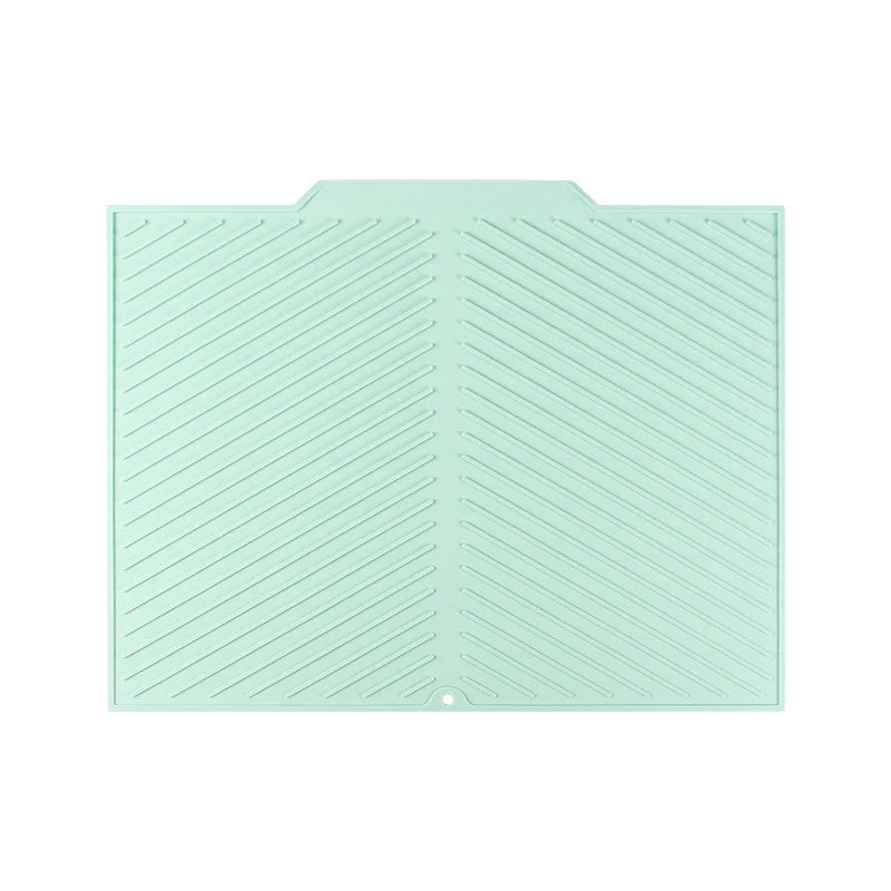 Dish Drying Mat-Silicone Drying Pad Counter Non-Slip Drain
