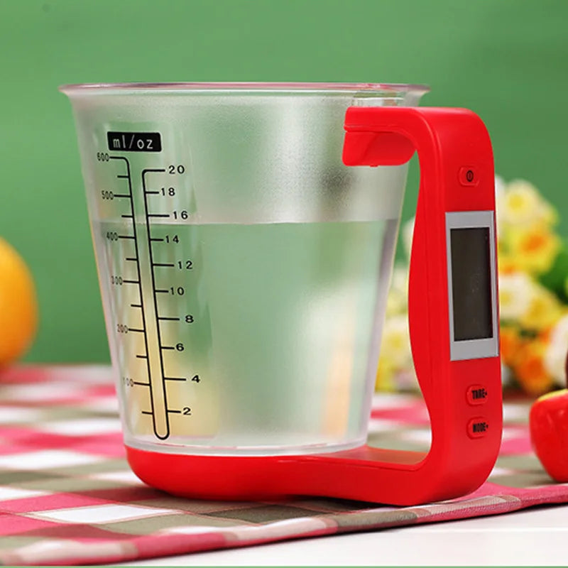Scales Lcd Display 1000g/1g Measuring Cup Mixing Bowl