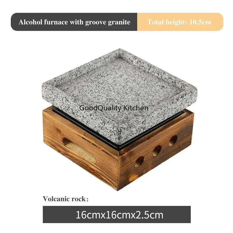 Japanese Barbecue Stove Beef Steak Plate High Temperature
