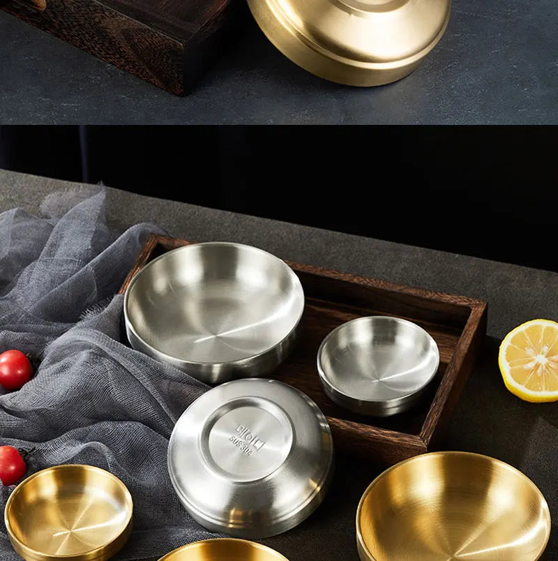 Stainless Steel Sauce Dish Small Dish Kimchi Dish
