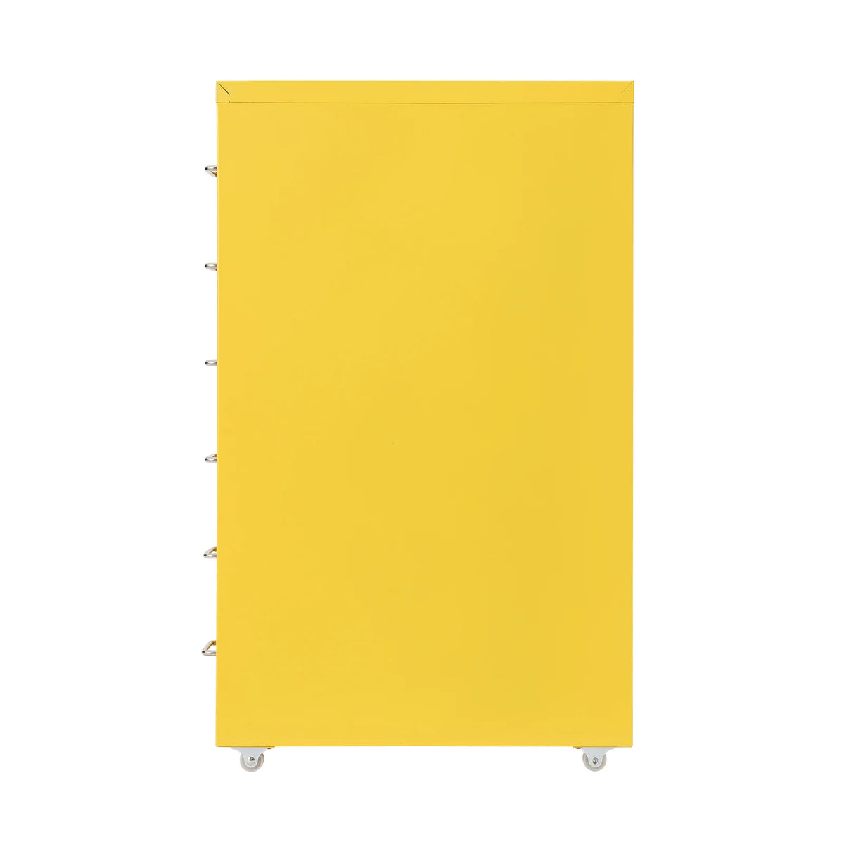 Lockable Rolling Metal File Cabinet 6-Drawer Office Document