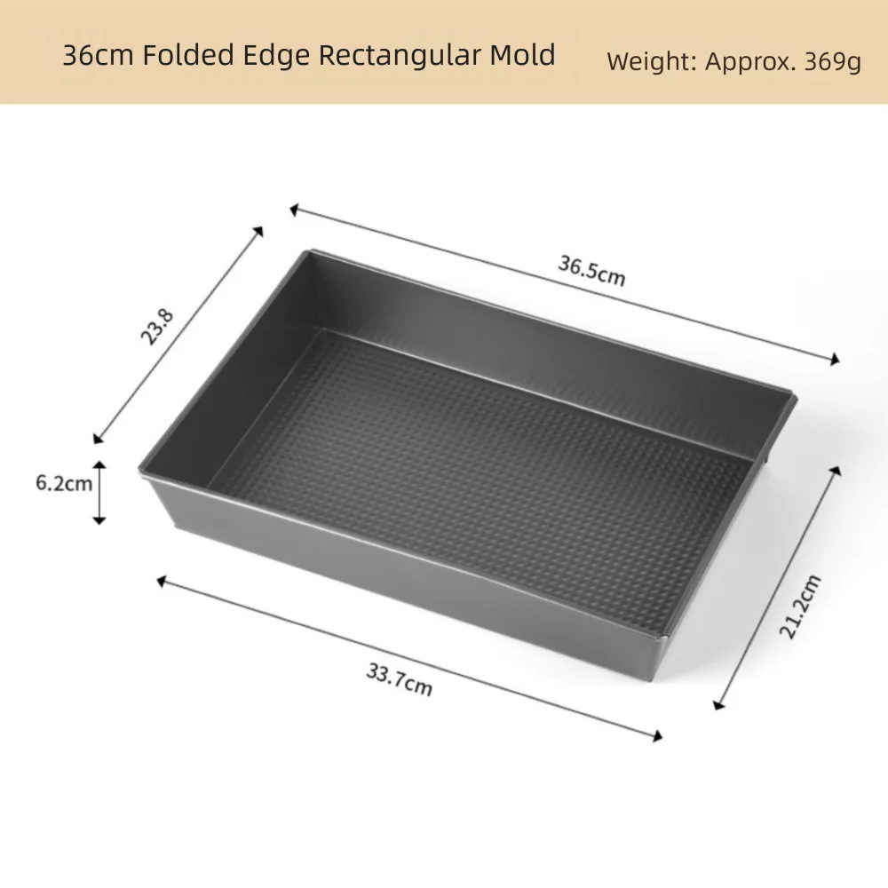 Thickened Carbon Steel Rectangle Loaf Pan Nonstick Baking