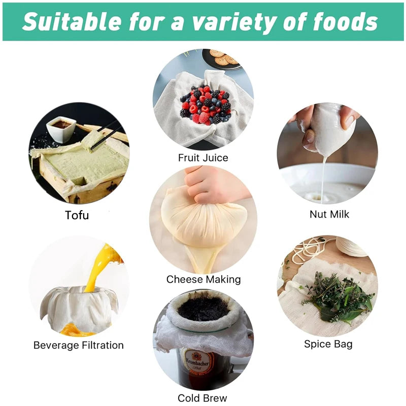 1-5p Cotton Gauze Muslin Tofu Cheese Soy Milk