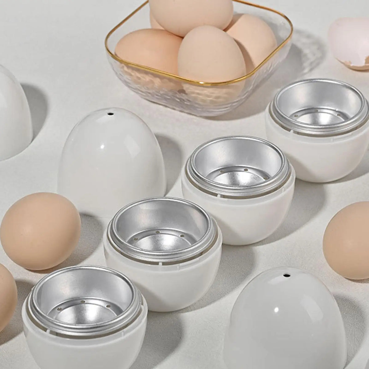 Microwave Egg Steamer Microwave Boiled Egg Maker Rapid