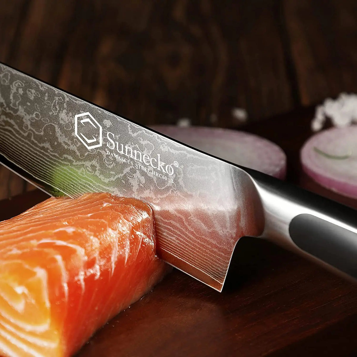 Sunnecko Damascus Steel Knives High Carbon Vg10 Core