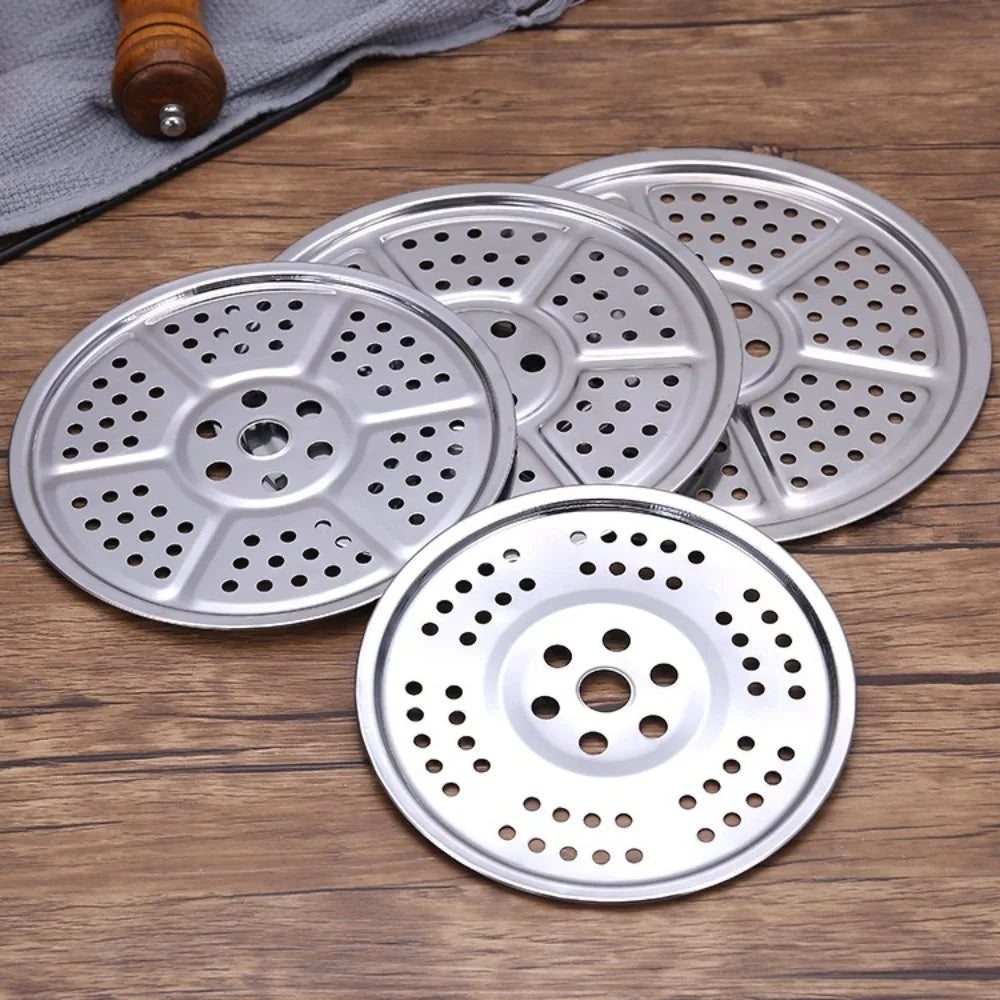 Durable Stainless Steel Steamer 16-34cm Compartment Steamed Rice