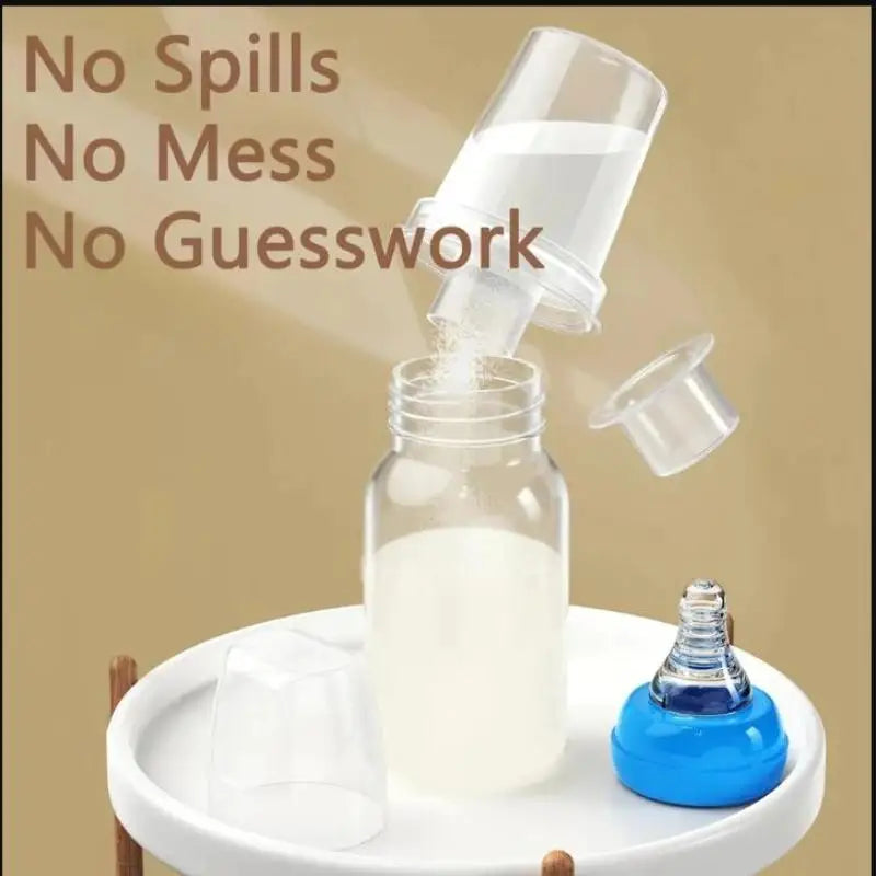 -1set 80ml Baby Milk Powder Dispenser Baby Food