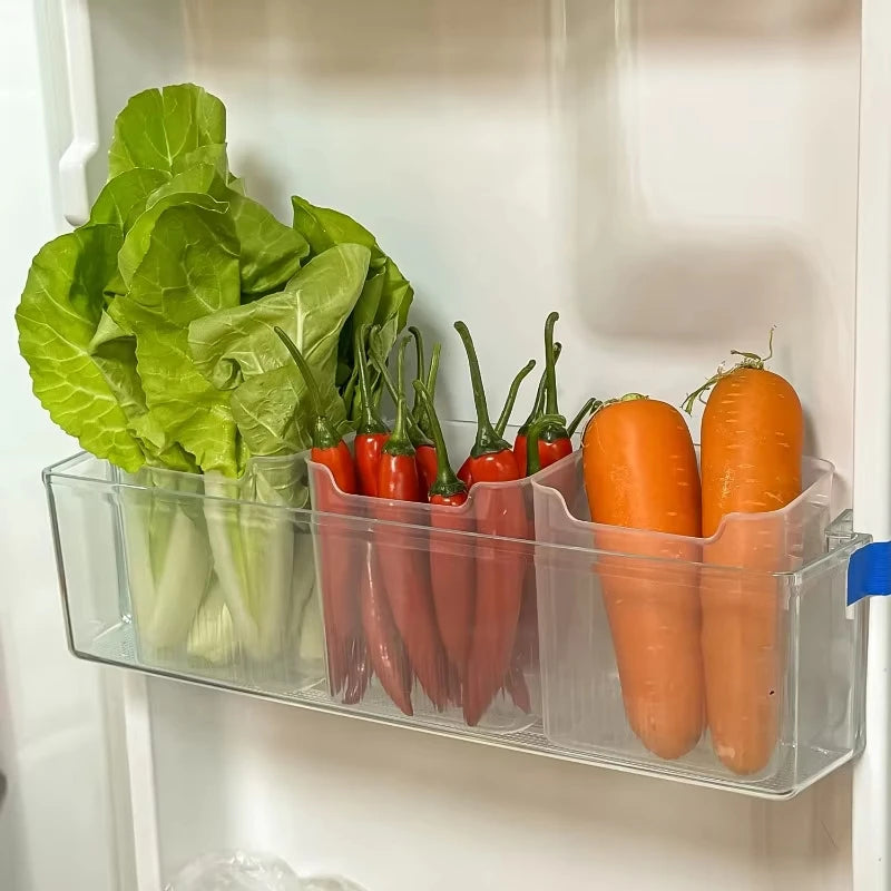 3pcs Fridge Organizer - Refrigerator Side Door Storage