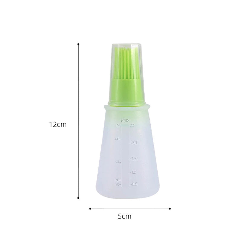 Barbecue Oil Brush Silicone Bbq Honey Oil Bottle