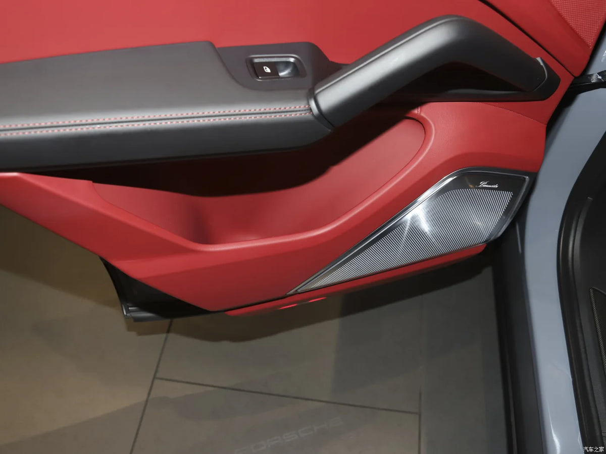 Car Abs Carbon Fiber Interior Door Pull Handle