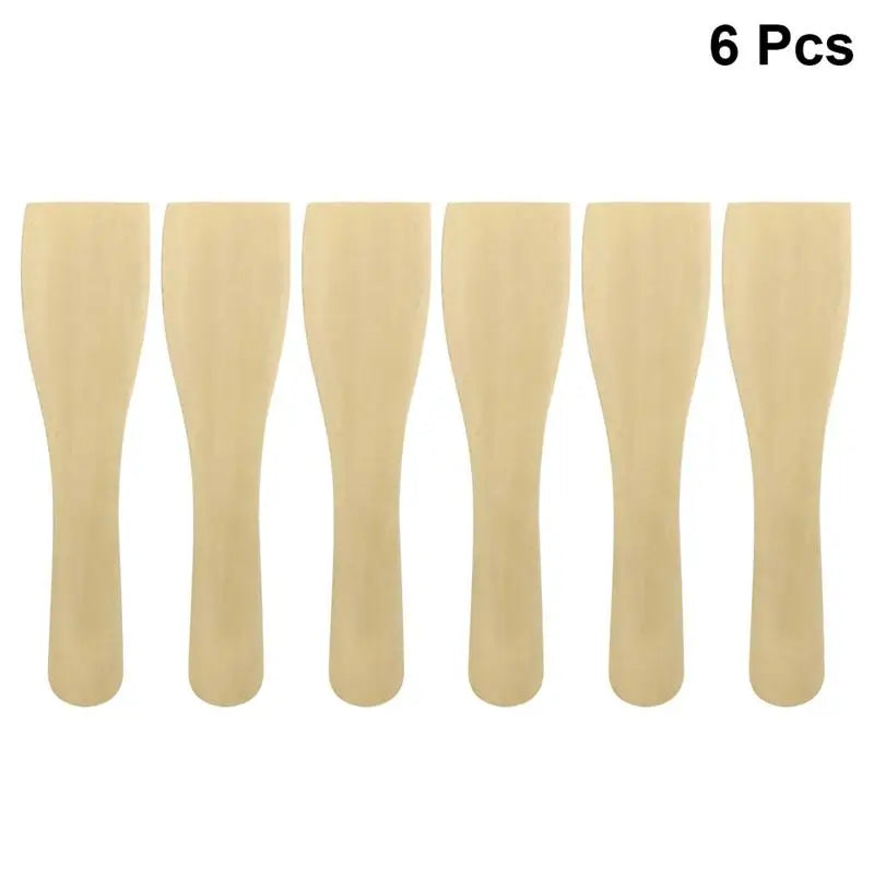 6pcs Wooden Spatula Cooking Non Stick Eco Friendly
