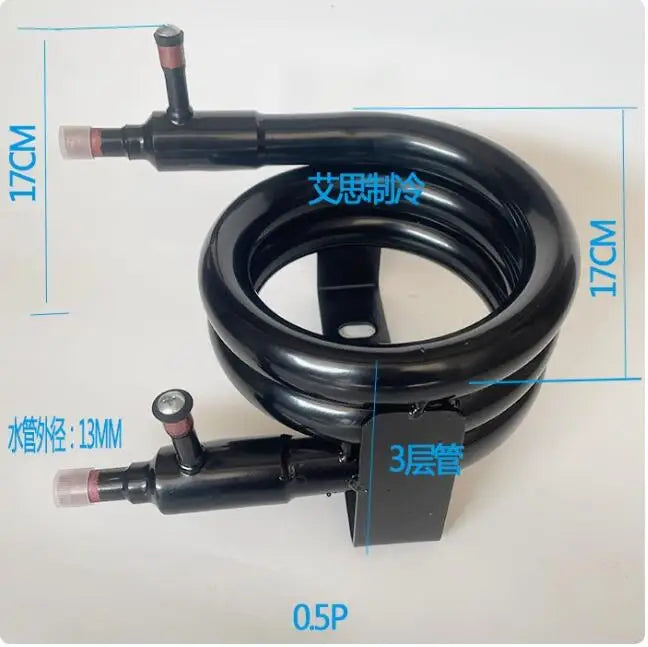 Ice Maker Water Cooled Condenser Air Conditioning Tube