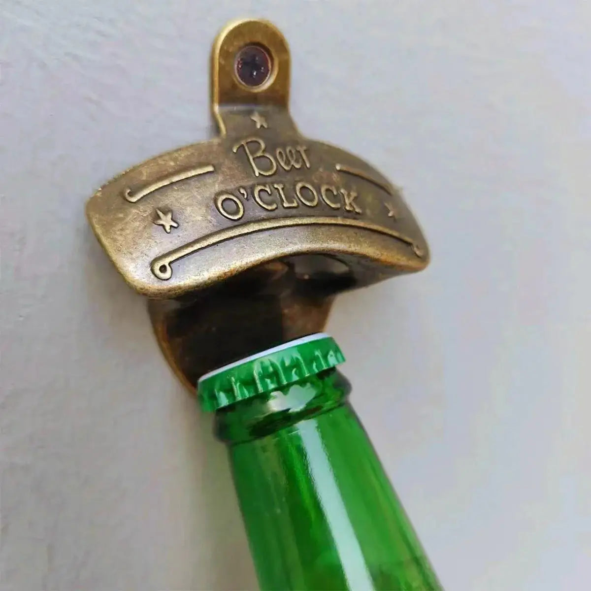 1pc Beer Clock Bottle Opener Wall Mounted Hanging