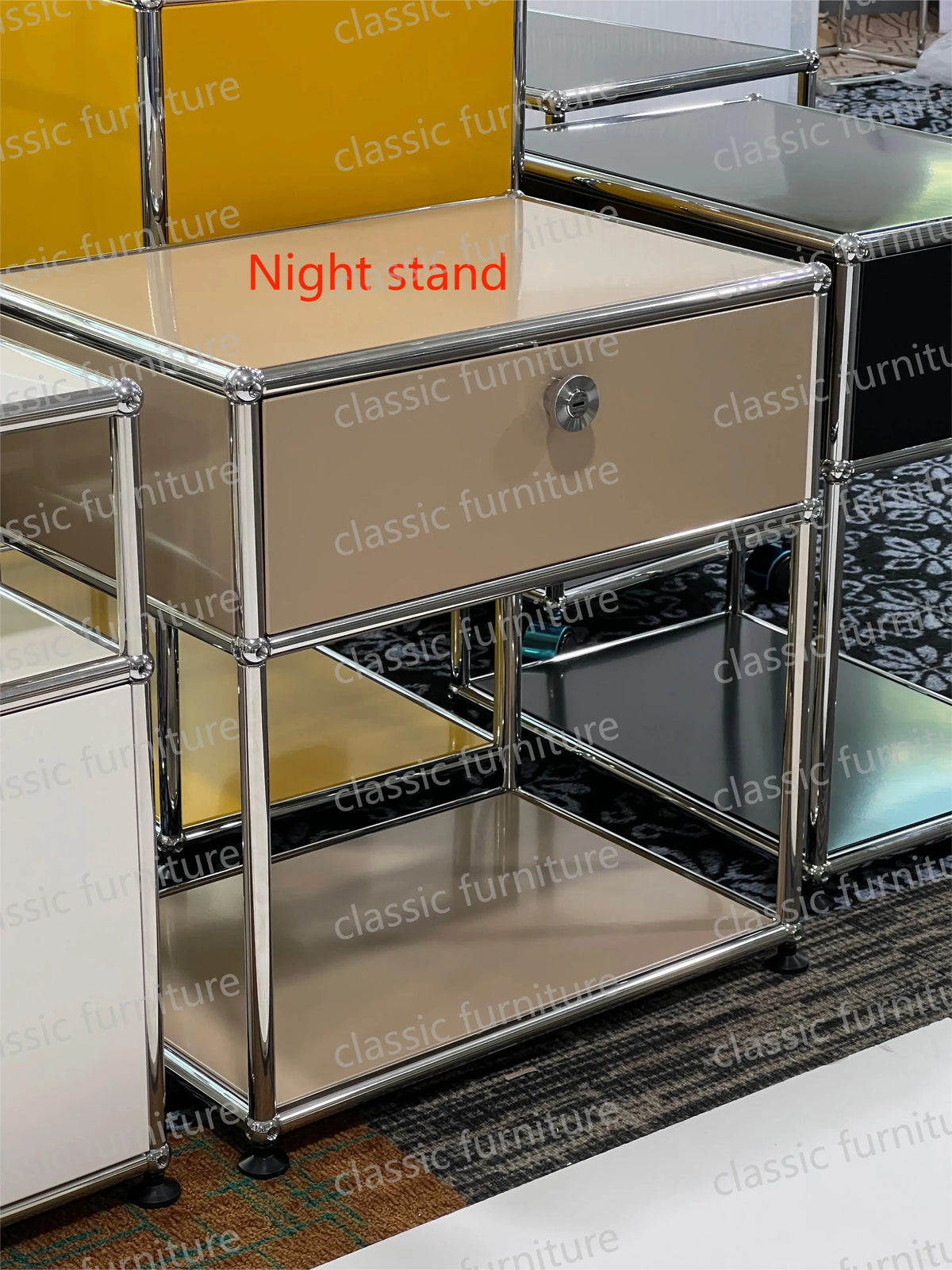 Modular Module Furniture Customized Metal Stainless Steel Cabinet