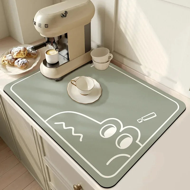 Super Antiskid Large Absorbent Draining Mat Super Absorbent
