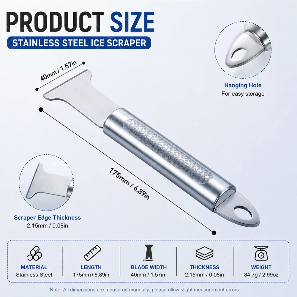 Stainless Steel Freezer Deicers Refrigerator Deicers Ice Scraper