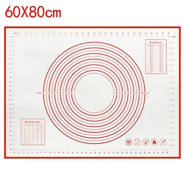 Untior 1pcs Kneading Dough Mat Silicone Baking Mat