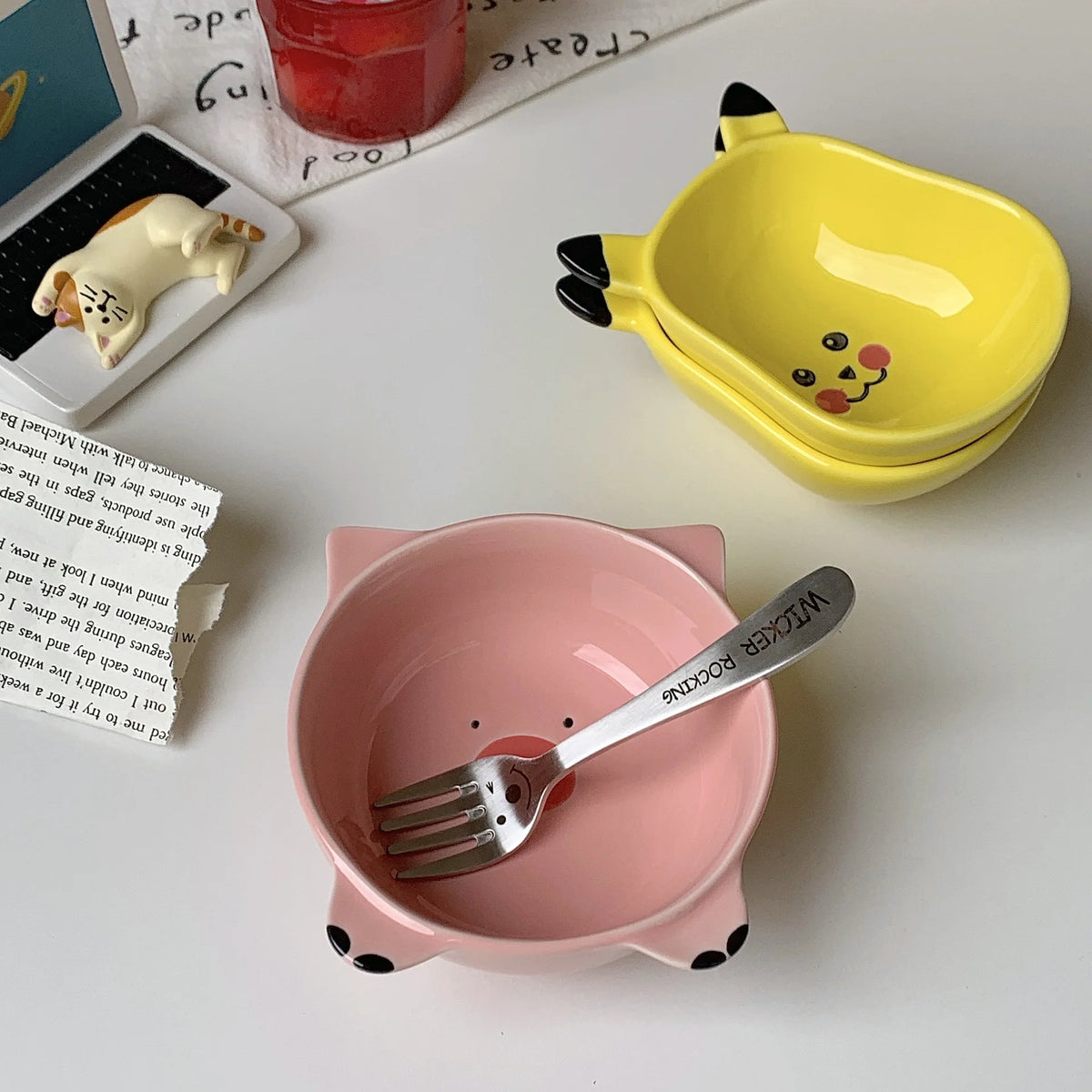 Cute Fruit Plate Underglaze Small Condiment Dish Ceramic