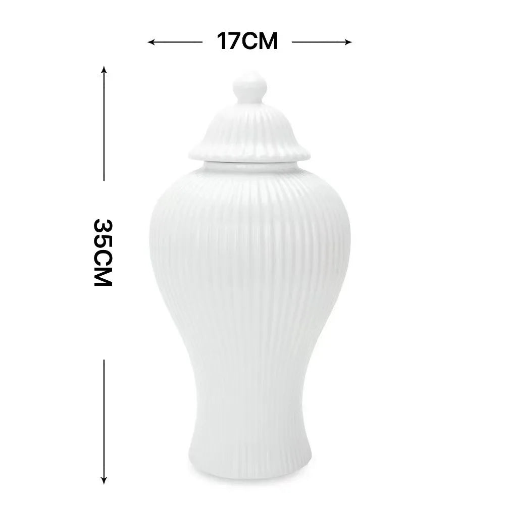 Vase Ceramic Luxury Electroplated General Jar European Ceramic