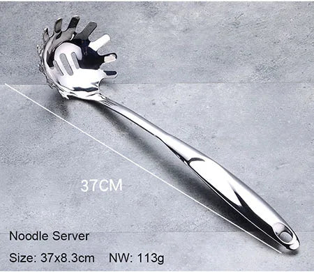 1/6pcs Stainless Steel Cooking Utensils Heat-Resistant Handle -