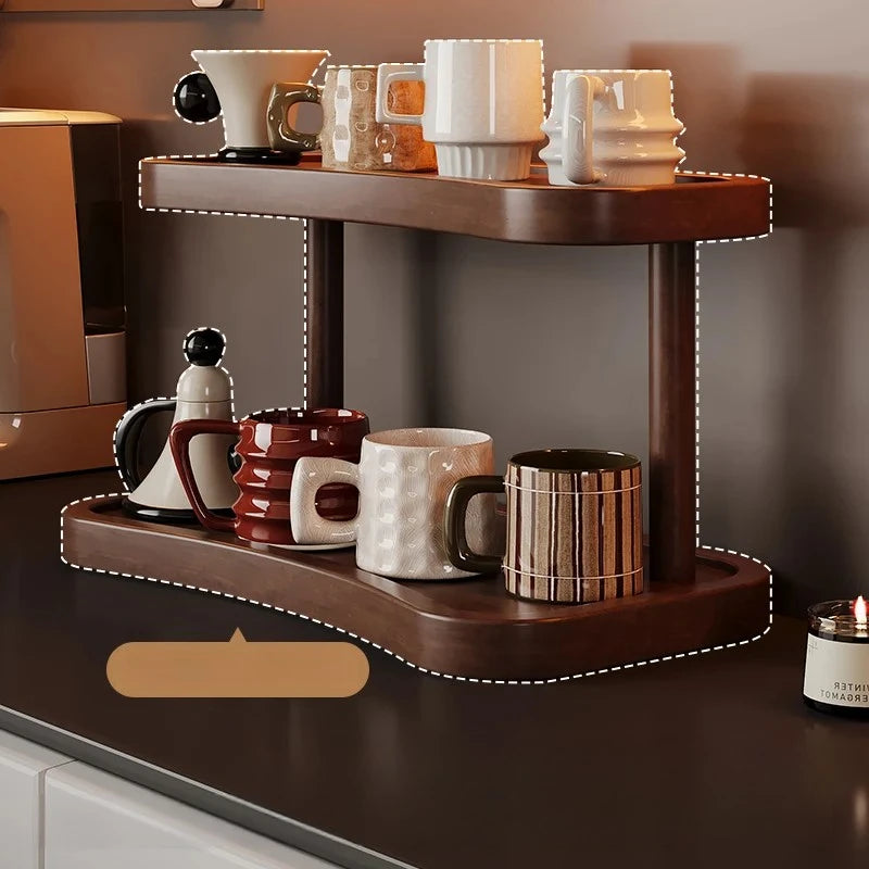 Countertop Water Cup Organizer Cabinet Cup Storage Rack