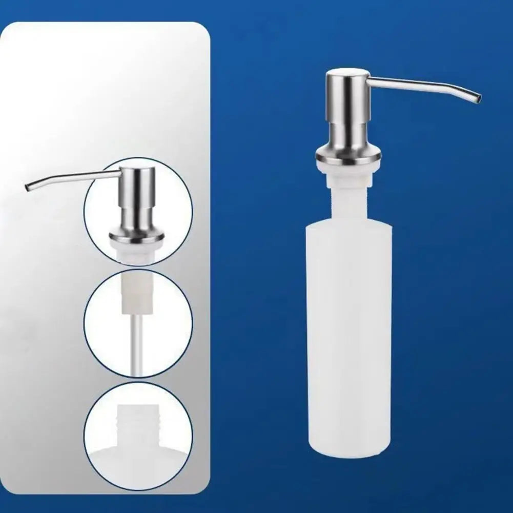 350/500ml Stainless Steel Soap Dispenser Versatile Anti-Rust