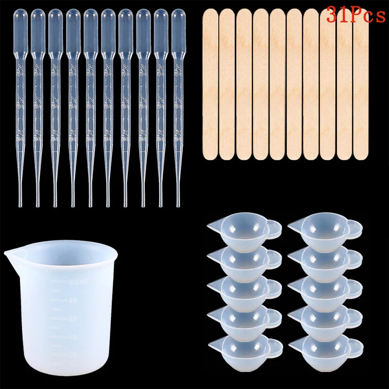 Epoxy Resin Kit Silicone Mold Included Mixing Cups