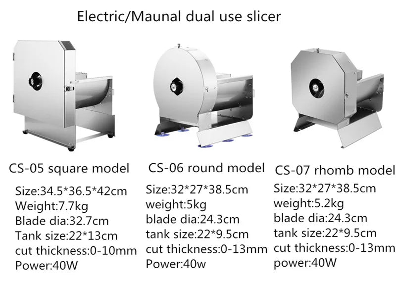 Commercial Fruit Slicer Stainless Steel Electric Slicer Lemon