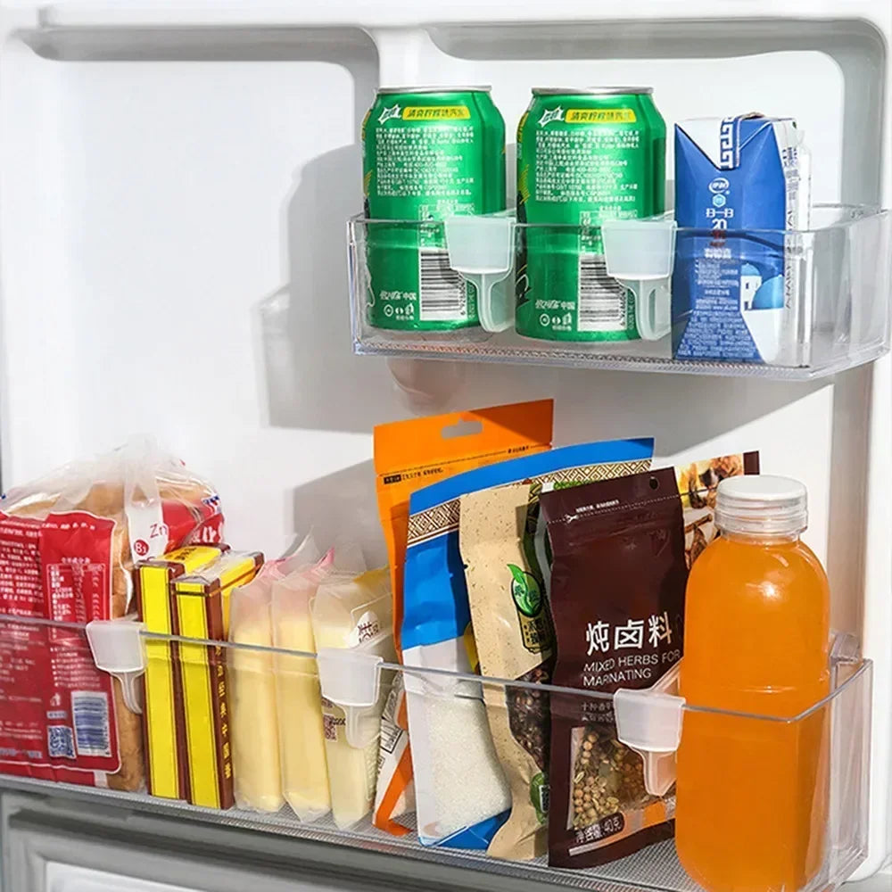 Refrigerator Organizer Shelf 4/6/8 Pieces Items Shelves