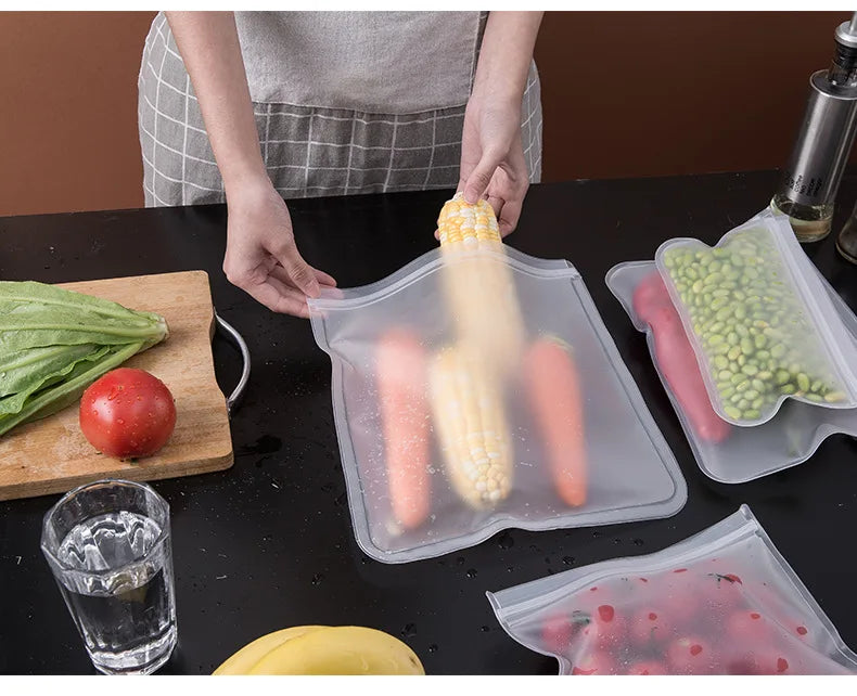 Silicone Food Storage Containers Leakproof Containers Reusable