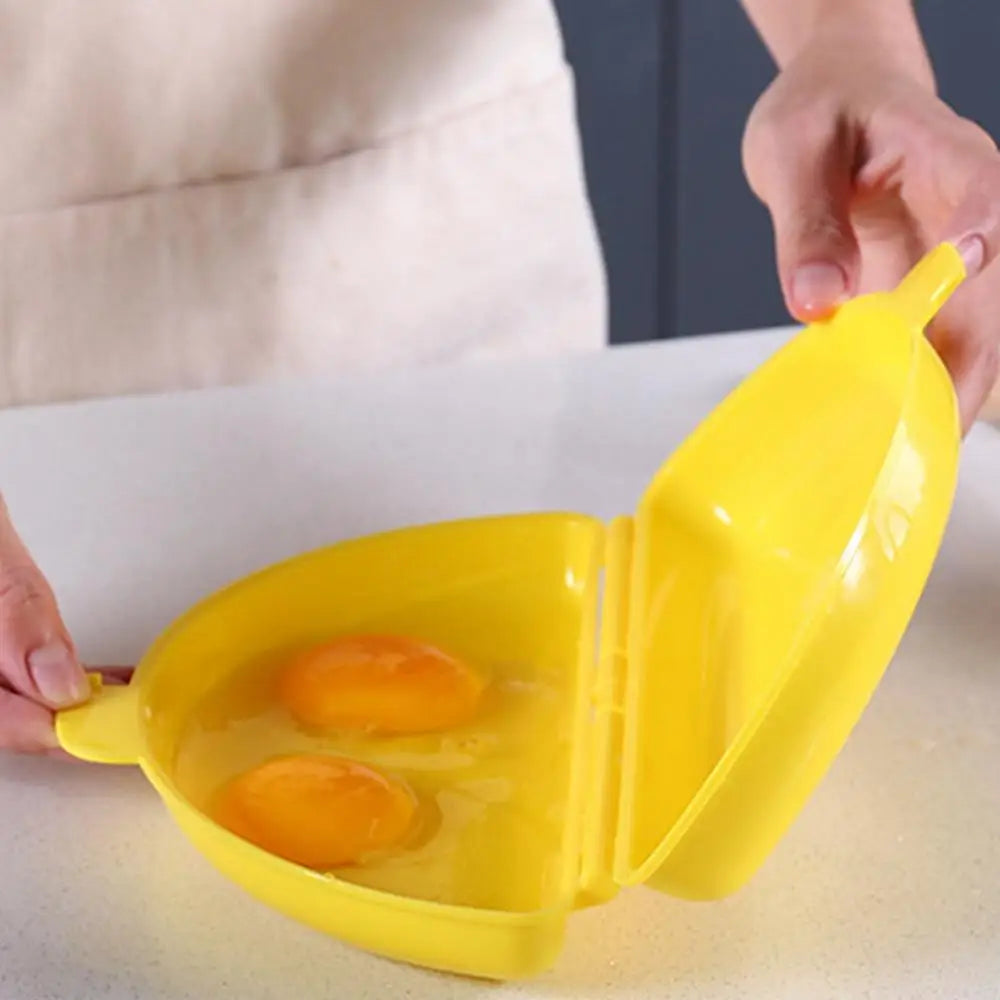 Microwave Omelette Egg Maker Tray Non-Toxic Eggs Steamer