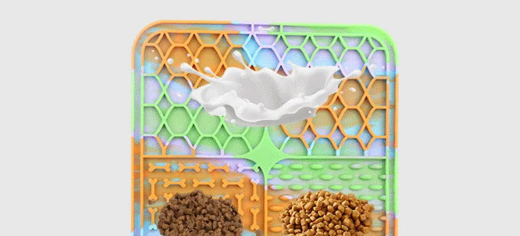 Pet Lick Silicone Mat Pet Slow Food Plate