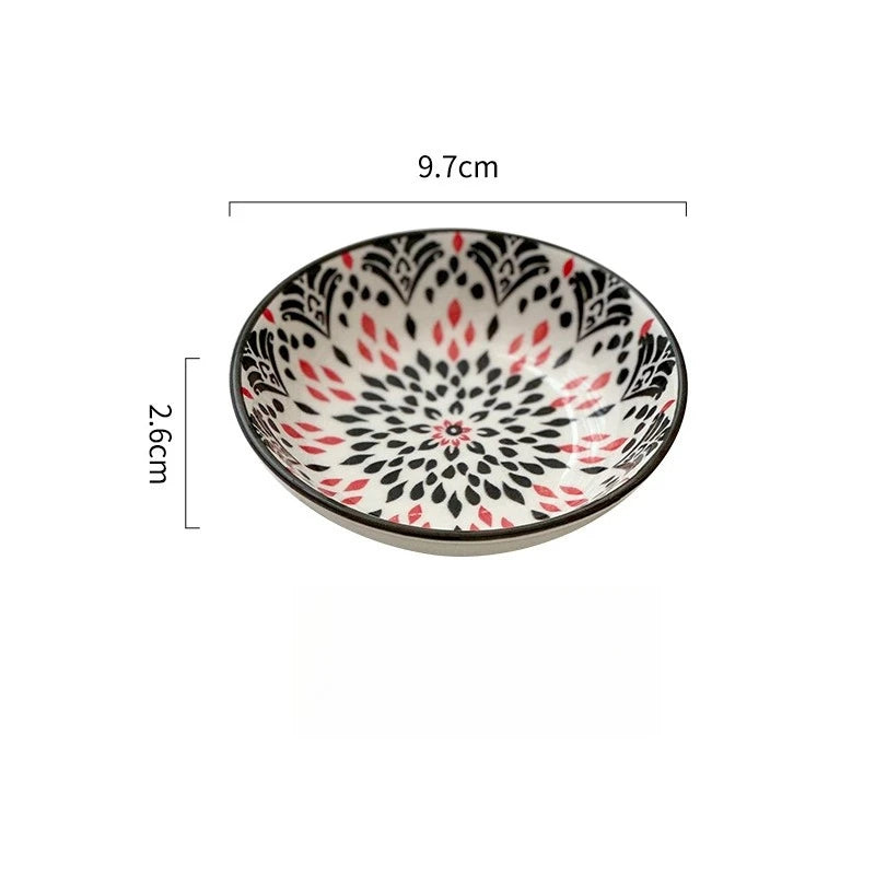 Ceramic Soy Sauce Dish Small Dipping Bowl Tableware