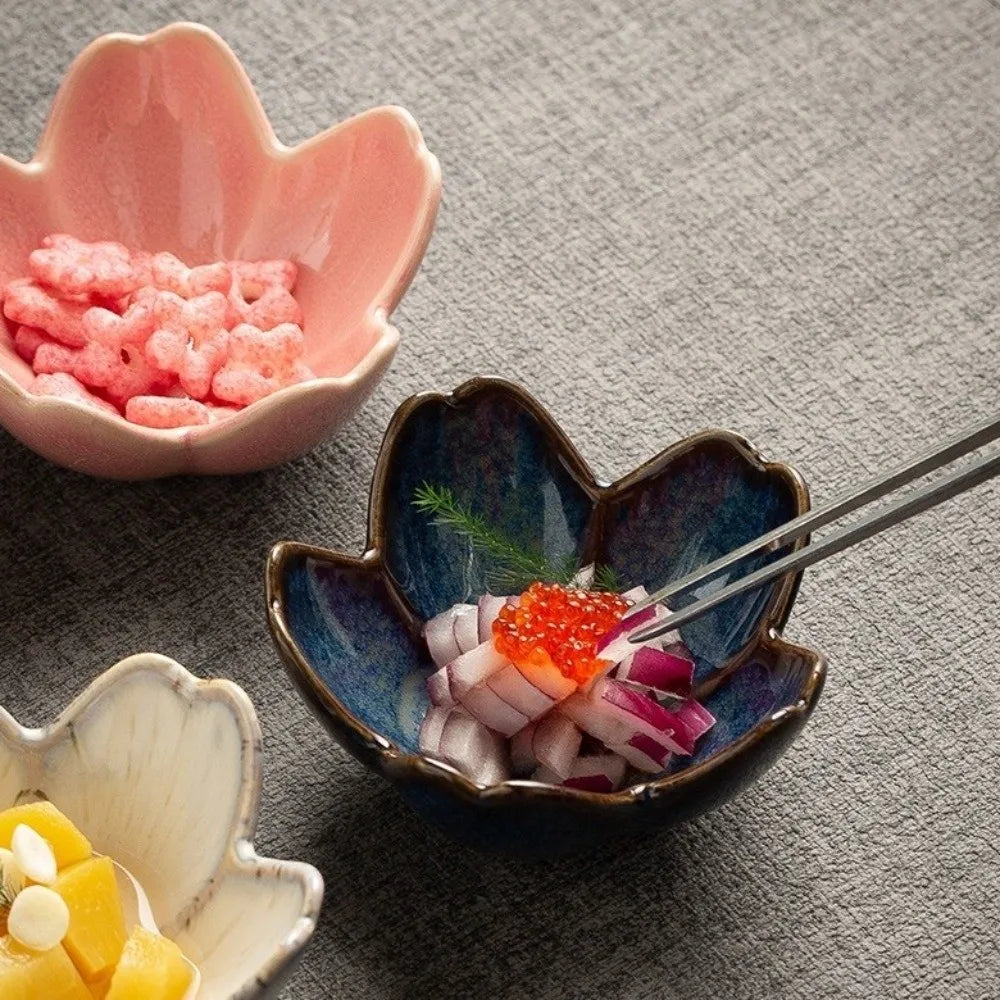 Desktop Organizer Retro Ceramic Dipping Dish Exquisite Cute