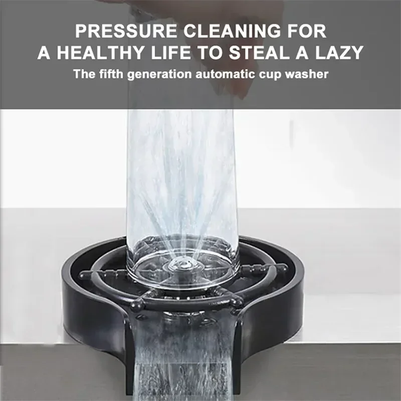 High Pressure Automatic Cup Washer Bar Beer Milk