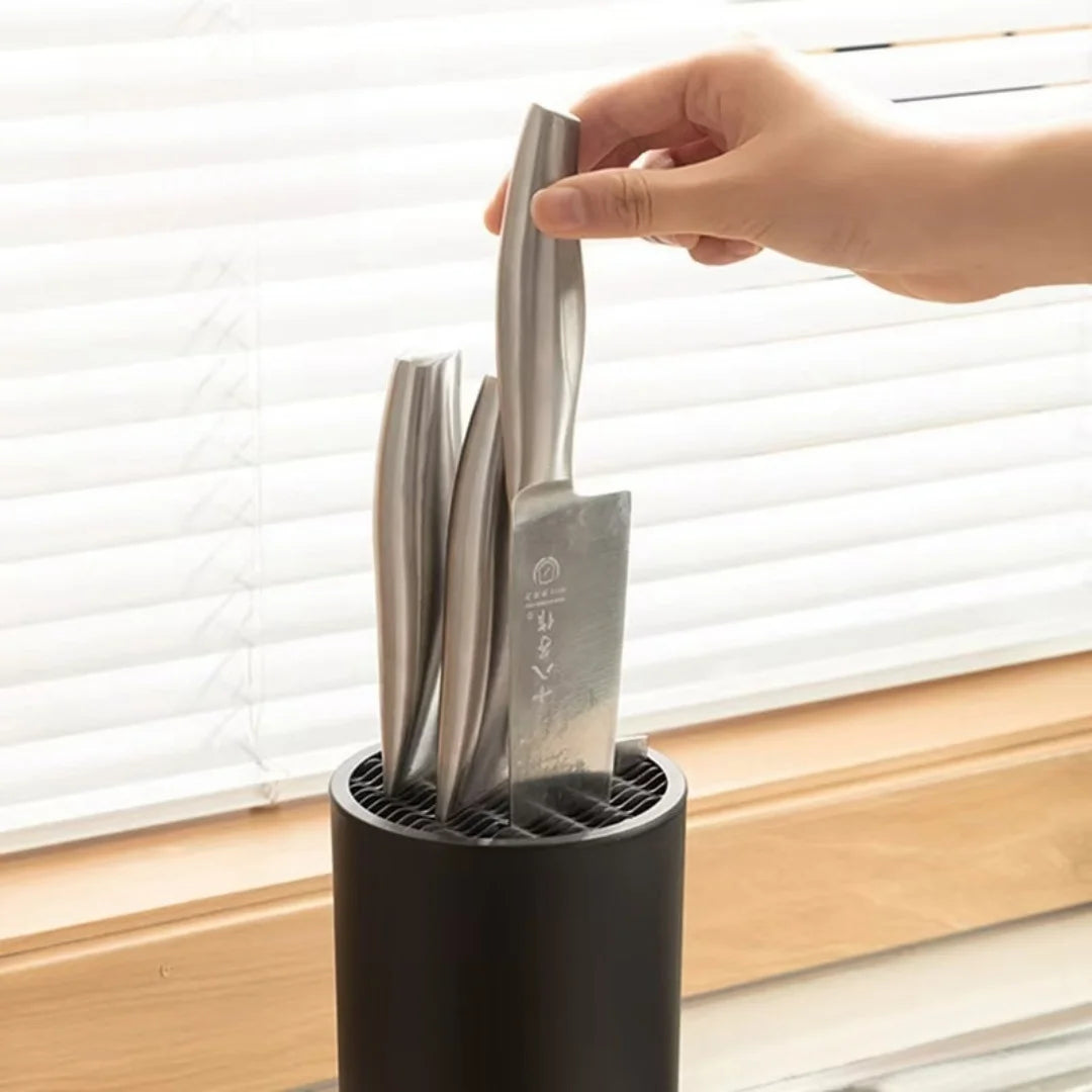 Multi-Functional Knife Storage Stand Holder Inserted Organizer