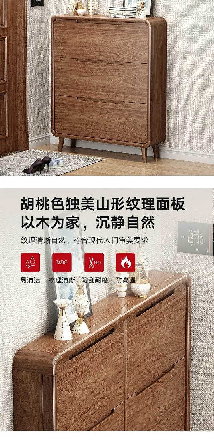 Modern Organizer Shoe Cabinet Storage Mobile Display Living