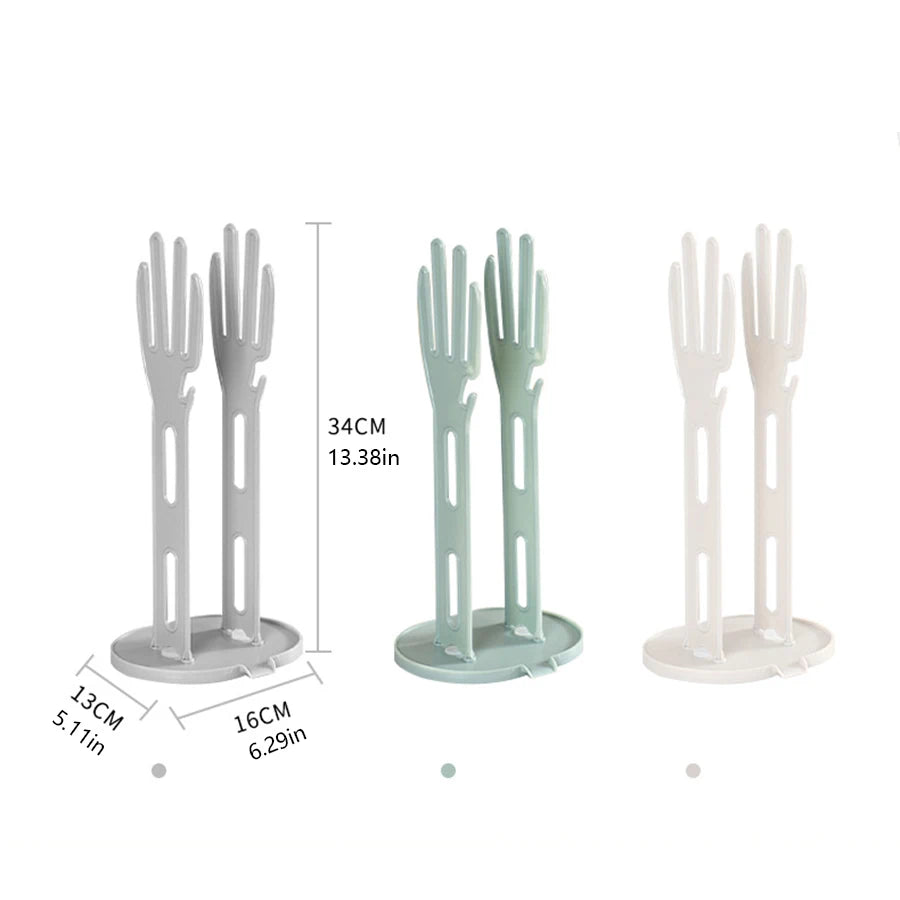 1pc Glove Stand Holder Rubber Glover Dryer Rack
