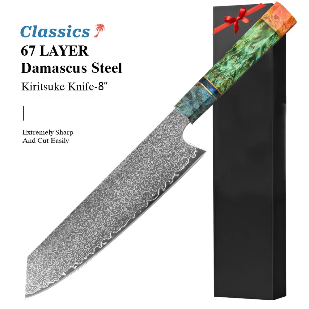 Inch Chef Knife 67 Layers Vg10 Damascus Steel