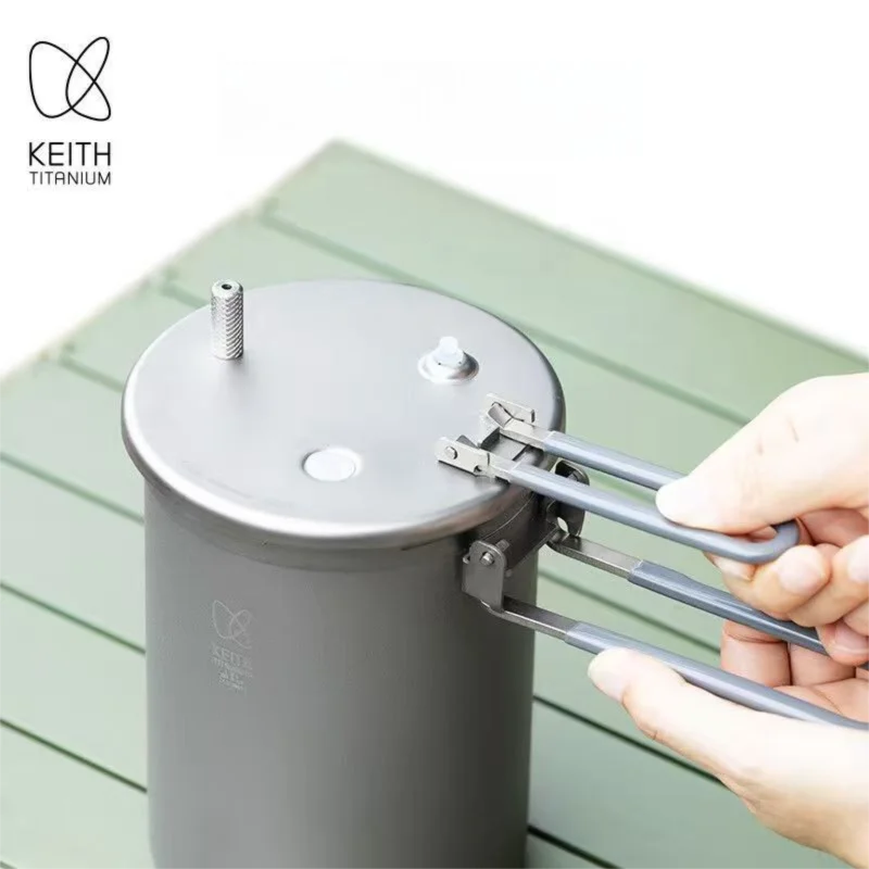Keith Titanium Pressure Cooker 1800ml 520g Lightweight Camping