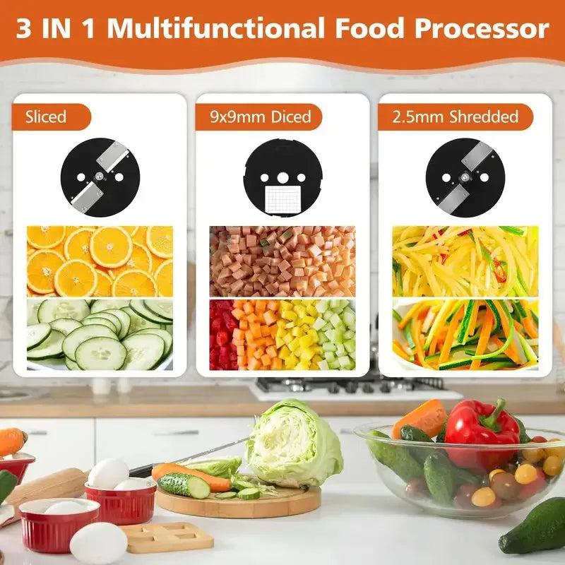 Commercial Vegetable Chopper In1 Electric Cutting Machine Carrot