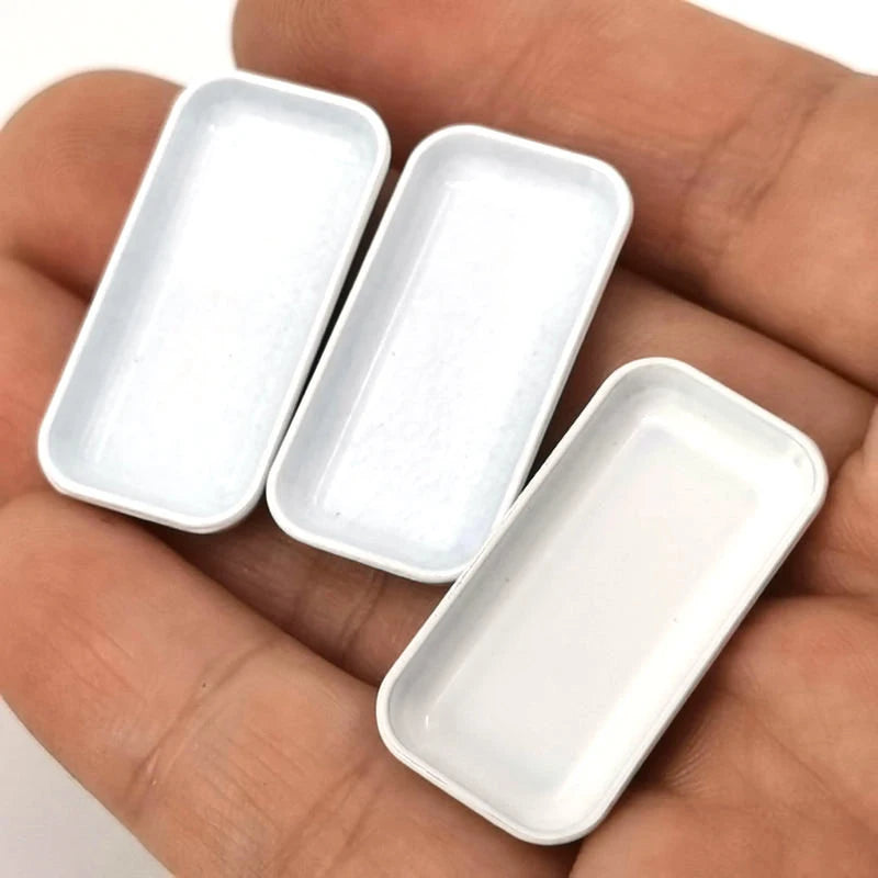 3pcs 1/12 Dollhouse Simulation Food Dish Plates Dollhouse