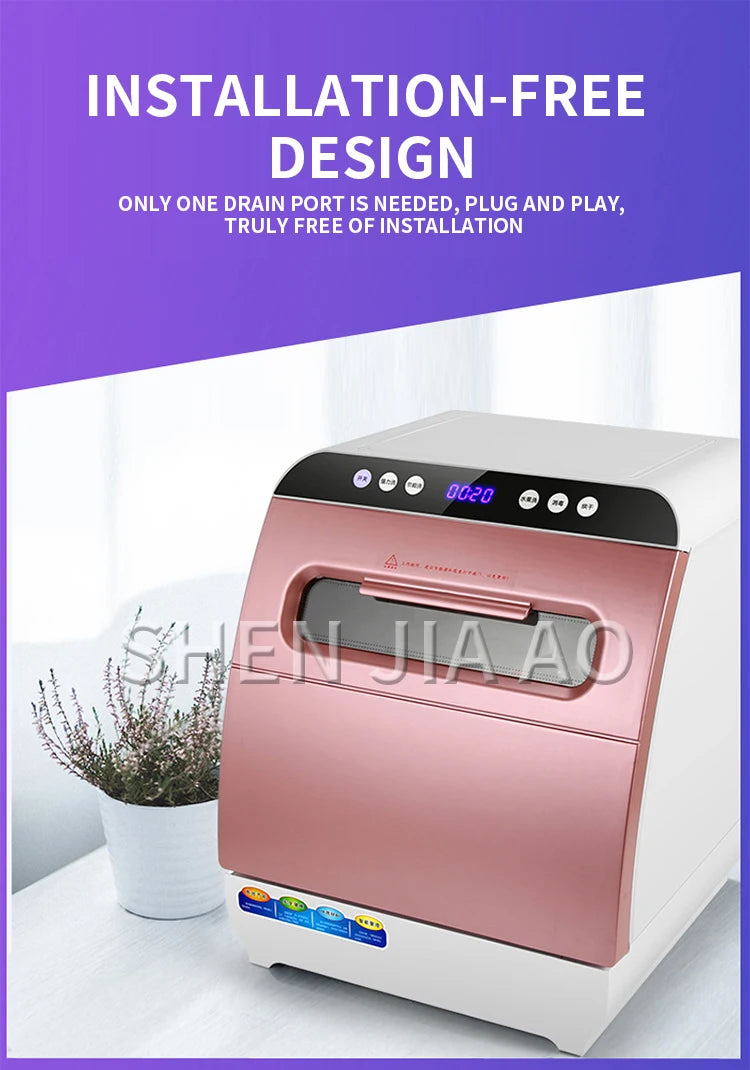 1200w Dishwasher Washing Machine Fully Automatic Dishwashers