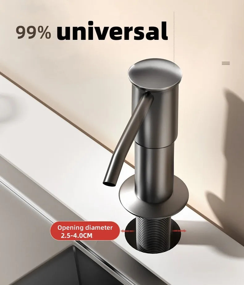 Counrtertop Dishes Dispenser Extention Tube Hand Press Soap