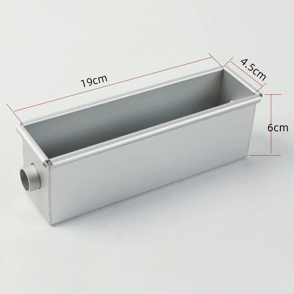 Aluminium Alloy Square Bread Loaf Pan Center Tube